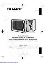 Sharp R-634 Operation Manual preview