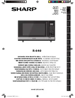 Preview for 1 page of Sharp R-640 Operation Manual