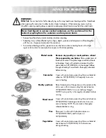 Preview for 23 page of Sharp R-652M Operation Manual With Cookbook