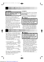 Preview for 42 page of Sharp R-653M Operation Manual With Cookbook