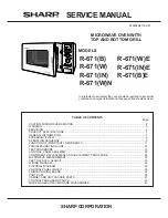 Preview for 2 page of Sharp R-671(B) Service Manual