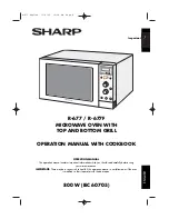 Sharp R-677 Operation Manual With Cookbook preview