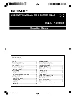 Preview for 1 page of Sharp R-677MST Operation Manual