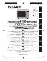 Sharp R-68ST-A Operation Manual With Cookbook preview