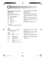 Preview for 301 page of Sharp R-68ST-A Operation Manual With Cookbook