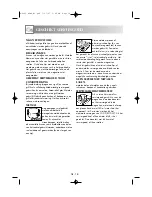 Preview for 119 page of Sharp R-68ST Operation Manual