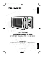 Preview for 1 page of Sharp R-734 Operation Manual With Cookbook