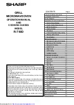 Preview for 1 page of Sharp R-750D Operation Manual And Cooking Manual