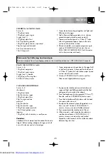 Preview for 47 page of Sharp R-753M Operation Manual With Cookbook