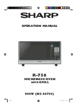 Sharp R-756S Operation Manual preview