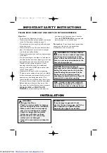 Preview for 6 page of Sharp R-757M Operation Manual With Cookbook