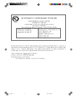 Preview for 3 page of Sharp R-777H Installation Instructions Manual