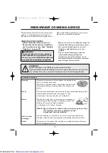 Preview for 29 page of Sharp R-795M Operation Manual With Cookbook