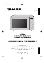 Sharp R-798-A Operation Manual With Cookbook preview