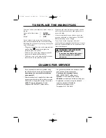 Предварительный просмотр 33 страницы Sharp R-798M Operation Manual