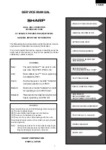 Preview for 3 page of Sharp R-7A55 Service Manual