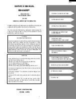 Preview for 3 page of Sharp R-7H55 Service Manual