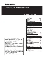 Preview for 1 page of Sharp R-810ES Manual