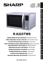 Sharp R-822STWE Operation Manual preview