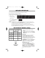 Preview for 10 page of Sharp R-82FBSTM Operation Manual With Cookbook