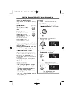 Preview for 13 page of Sharp R-82FBSTM Operation Manual With Cookbook