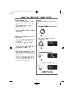 Preview for 14 page of Sharp R-82FBSTM Operation Manual With Cookbook