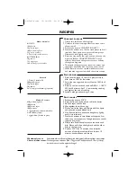 Preview for 62 page of Sharp R-82FBSTM Operation Manual With Cookbook