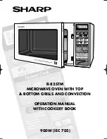 Sharp R-82STM Operation Manual With Cookbook preview