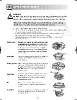 Preview for 32 page of Sharp R-82STM Operation Manual With Cookbook