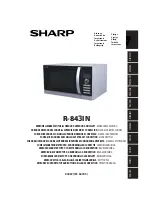 Sharp R-843IN Operation Manual preview