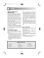 Preview for 38 page of Sharp R-85ST-A Operation Manual