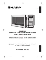 Preview for 1 page of Sharp R-85ST-AA Operation Manual