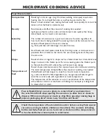 Preview for 29 page of Sharp R-85STM-A Operation Manual