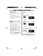 Preview for 13 page of Sharp R-86STM Operation Manual With Cookbook