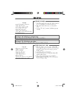 Preview for 58 page of Sharp R-86STM Operation Manual With Cookbook