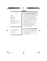 Preview for 63 page of Sharp R-86STM Operation Manual With Cookbook