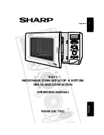 Sharp R-871 Operation Manual preview