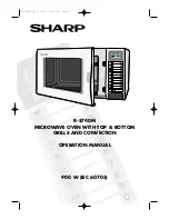 Sharp R-8740M Operation Manual preview