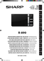 Preview for 1 page of Sharp R-890 Operation Manual