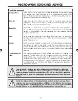 Preview for 33 page of Sharp R-890SLM Operation Manual With Cookbook