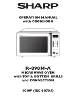 Preview for 1 page of Sharp R-898M-A Operation Manual