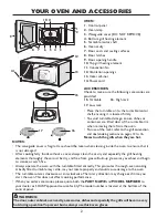 Preview for 4 page of Sharp R-898M-A Operation Manual