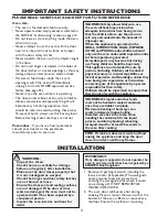 Preview for 6 page of Sharp R-898M-A Operation Manual