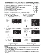 Preview for 19 page of Sharp R-898M-A Operation Manual