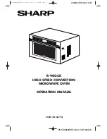 Sharp R-90GCK Operation Manual preview