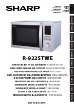 Preview for 1 page of Sharp R-922STWE Operation Manual