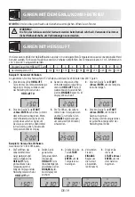 Preview for 22 page of Sharp R-922STWE Operation Manual