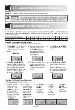 Preview for 204 page of Sharp R-922STWE Operation Manual