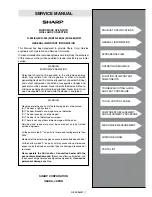 Preview for 3 page of Sharp R-953(SL)M Service Manual