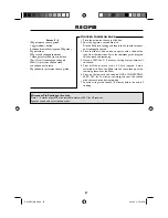 Preview for 69 page of Sharp R-959(SL)M-AA Operation Manual With Cookbook